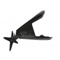 AviaCompositi Carbon Fiber License plate Mount Kit  for Tail For Single Muffler Exhaust for Ducati Hypermotard 1100 / Evo / 796